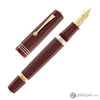 Leonardo Dodici Fountain Pen in Burgundy Red Guillochè No. 8 Size 14kt Gold Nib Fountain Pen