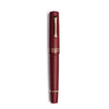 Leonardo Dodici Fountain Pen in Burgundy Red Guillochè No. 8 Size 14kt Gold Nib Fountain Pen