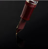 Leonardo Dodici Fountain Pen in Burgundy Red Guillochè No. 8 Size 14kt Gold Nib with Silver Trim Fountain Pen