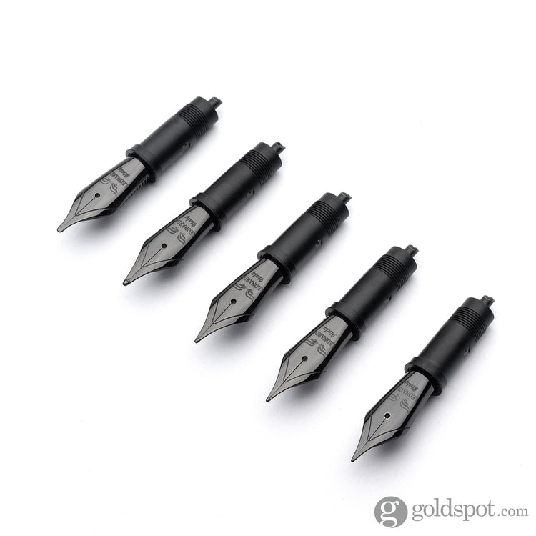Leonardo Fountain Pen Replacement Steel Jowo Nib Elastic Fine / Black Fountain Pen Replacement Nib