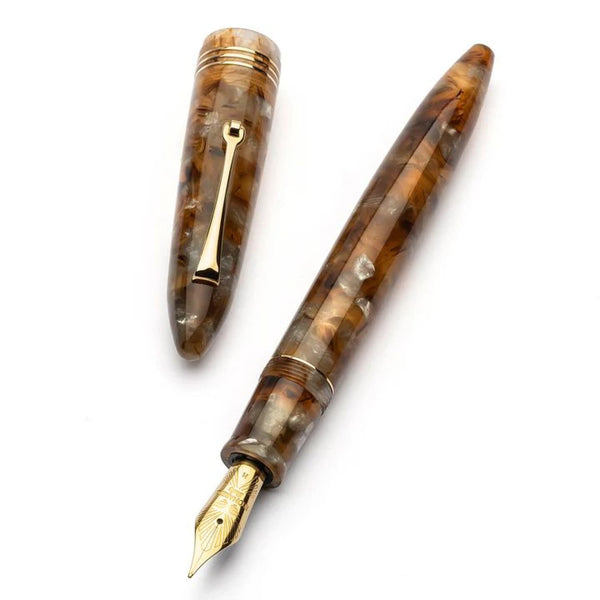 Leonardo Furore Fountain Pen in Acque Ambrate Fountain Pen