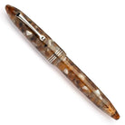 Leonardo Furore Rollerball Pen in Acque Ambrate with Silver Trim Rollerball Pen