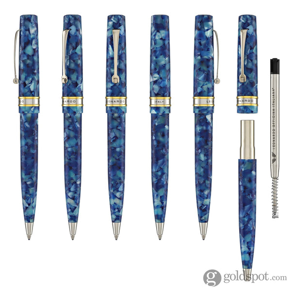 Leonardo La Piccolina Ballpoint Pen in Mare Blue Ballpoint Pens