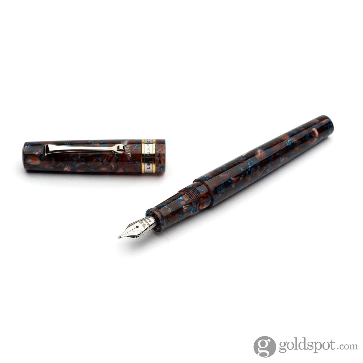 Leonardo La Piccolina Fountain Pen in Classica Brown/Blue Fountain Pen