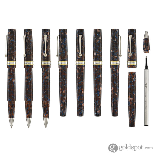 Leonardo La Piccolina Rollerball Pen in Classica Brown/Blue Rollerball Pen