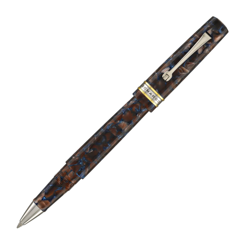 Leonardo La Piccolina Rollerball Pen in Classica Brown/Blue Rollerball Pen