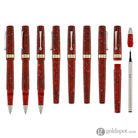 Leonardo La Piccolina Rollerball Pen in Rosso Passione Rollerball Pen