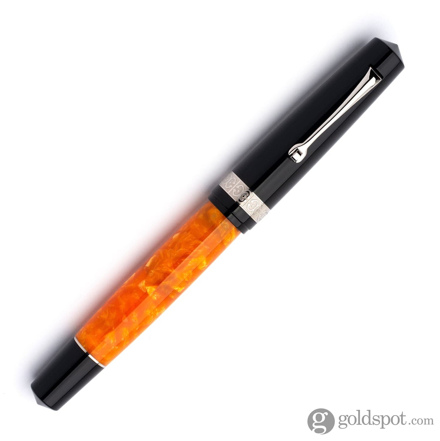 Leonardo Momento Magico Fountain Pen in DNA Black and Orange Fountain Pen