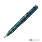 Leonardo Momento Zero Ballpoint Pen in Green & Blue Gold Trim Ballpoint Pen