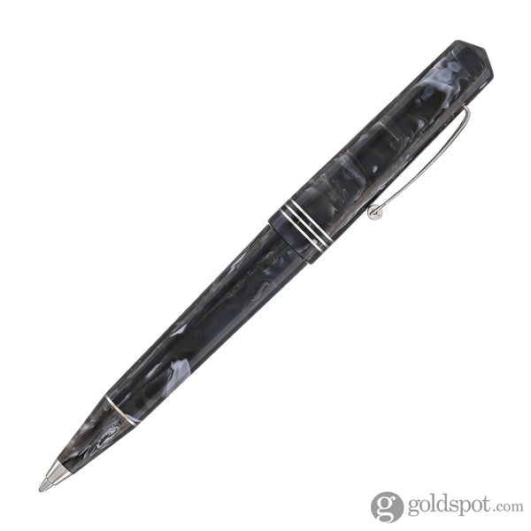 Leonardo Momento Zero Ballpoint Pen in Horn Silver Trim Ballpoint Pens
