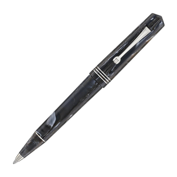 Leonardo Momento Zero Ballpoint Pen in Horn Silver Trim Ballpoint Pens