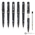 Leonardo Momento Zero Ballpoint Pen in Horn Silver Trim Ballpoint Pens