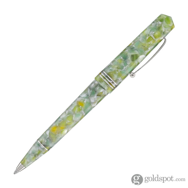 Leonardo Momento Zero Ballpoint Pen in Jade Silver Trim Ballpoint Pens