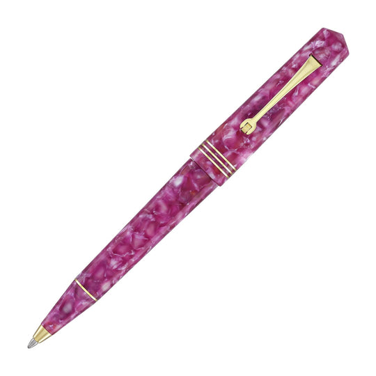 Leonardo Momento Zero Ballpoint Pen in Lavanda Gold Trim