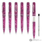 Leonardo Momento Zero Ballpoint Pen in Lavanda Silver Trim Ballpoint Pens