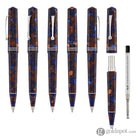 Leonardo Momento Zero Ballpoint Pen in Sea Stone Silver Trim Ballpoint Pens