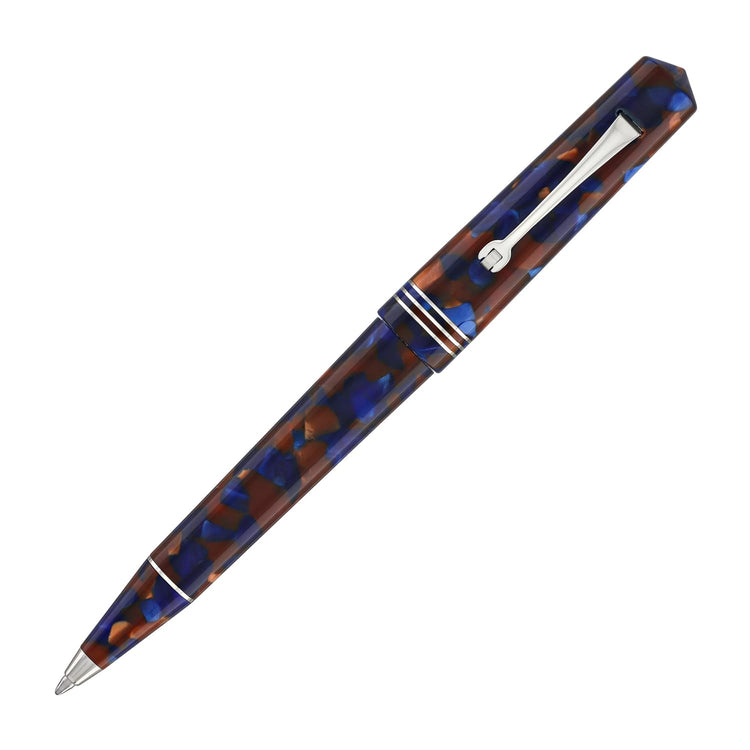 Leonardo Momento Zero Ballpoint Pen in Sea Stone Silver Trim Ballpoint Pens