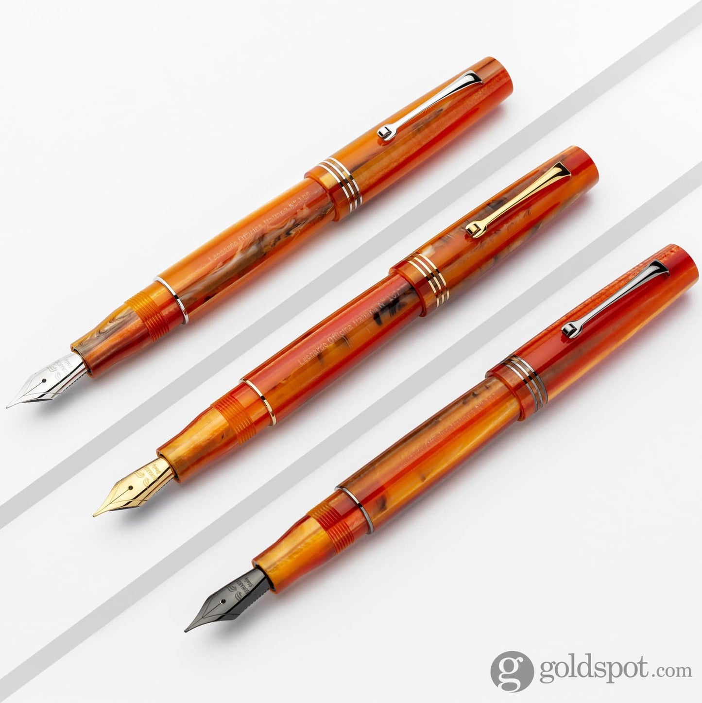 Leonardo Momento Zero Fountain Pen in Mango Fountain Pen