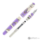 Leonardo Momento Zero Fountain Pen in Nuvola Lilac Fountain Pen