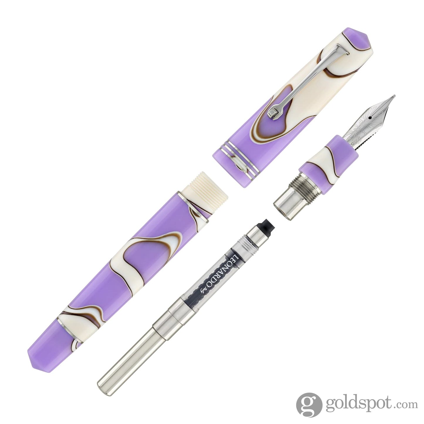 Leonardo Momento Zero Fountain Pen in Nuvola Lilac Fountain Pen