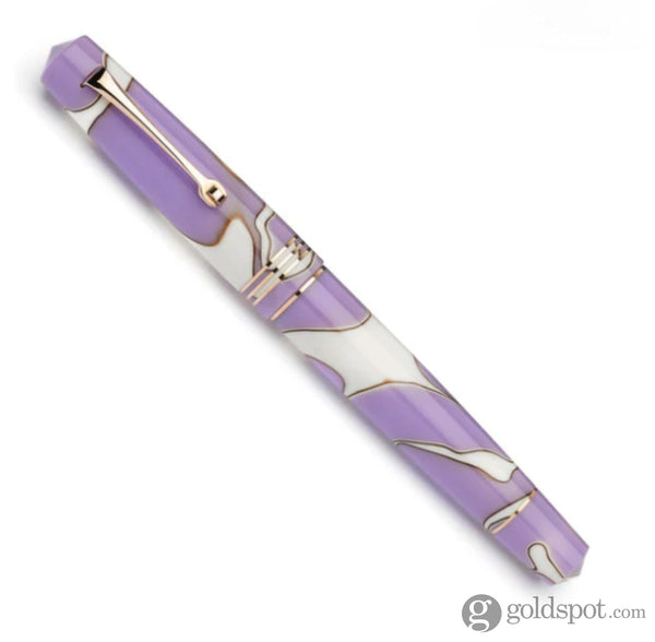 Leonardo Momento Zero Fountain Pen in Nuvola Lilac with Rose Gold trim Fountain Pen