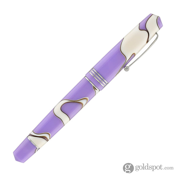 Leonardo Momento Zero Fountain Pen in Nuvola Lilac with Silver trim Fountain Pen