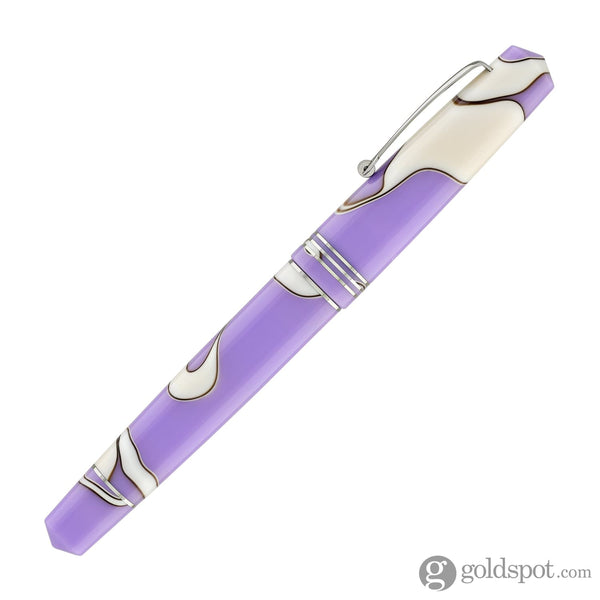 Leonardo Momento Zero Fountain Pen in Nuvola Lilac with Silver trim Fountain Pen