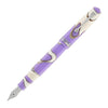 Leonardo Momento Zero Fountain Pen in Nuvola Lilac with Silver trim Fountain Pen