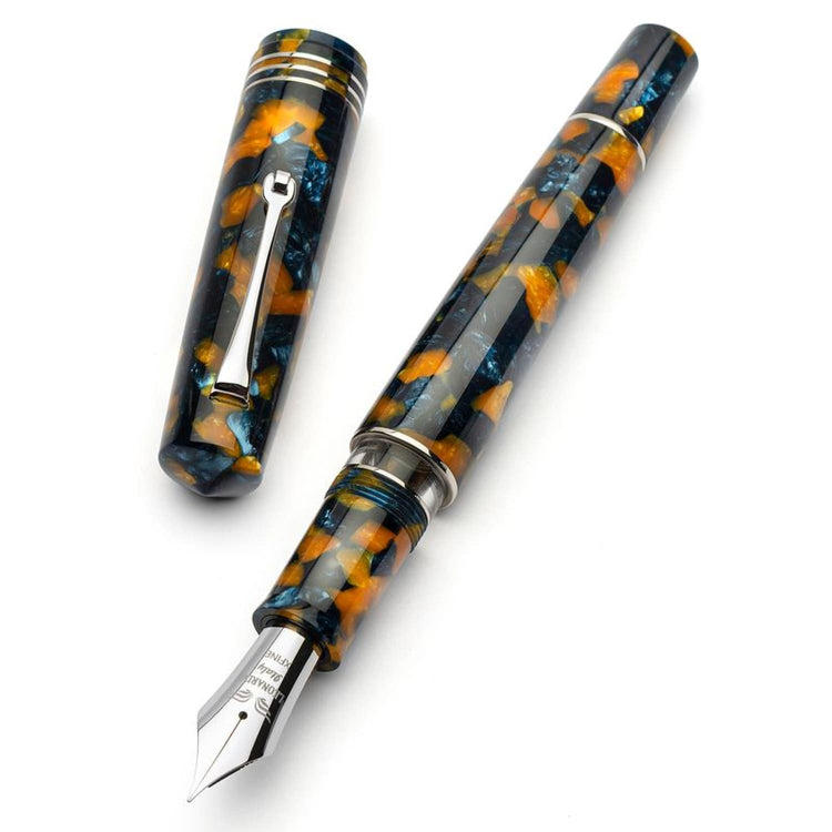 Leonardo Momento Zero Grande 2.0 Fountain Pen in Crepuscolo Marino No. 6 Size Nib Fountain Pen