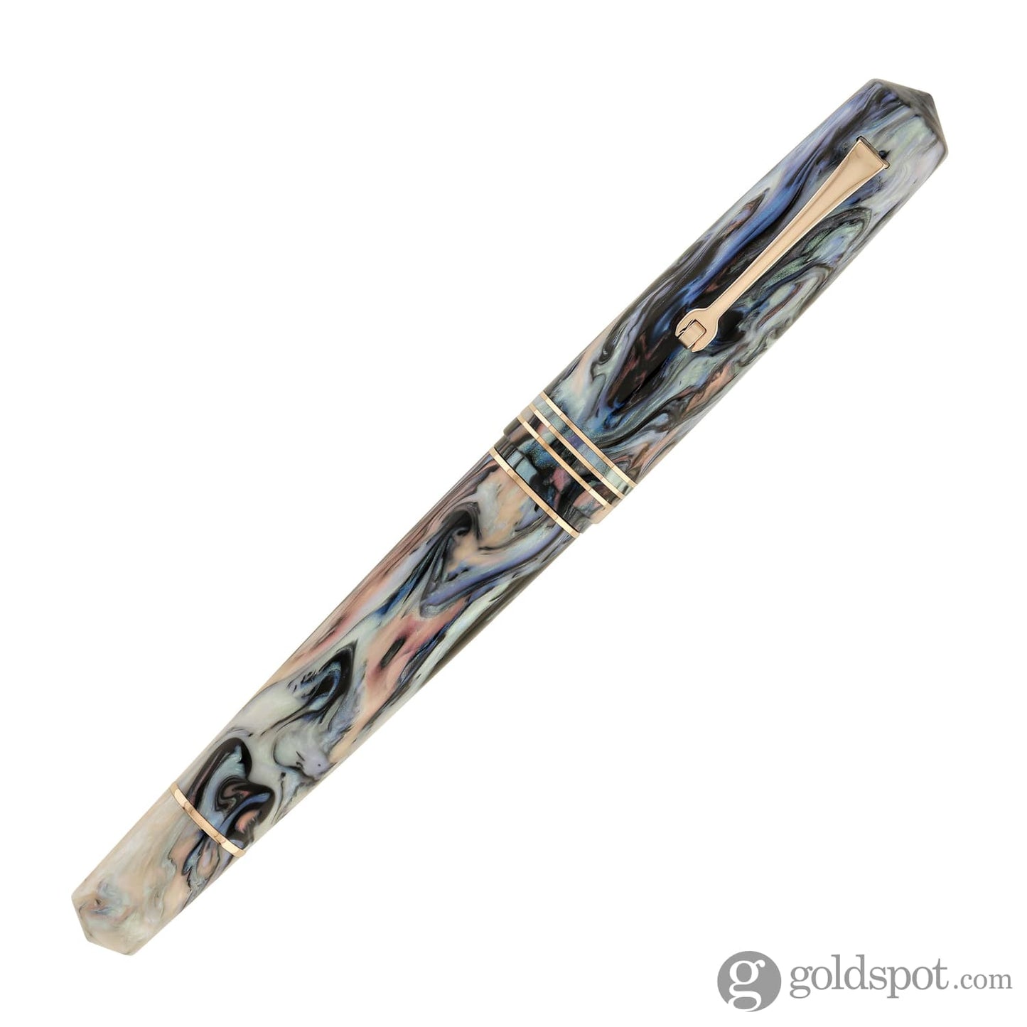 Leonardo Momento Zero Grande 2.0 Fountain Pen in Dalia Eveline with Rose Gold Trim Fountain Pen