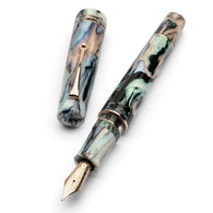 Leonardo Momento Zero Grande 2.0 Fountain Pen in Dalia Eveline with Rose Gold Trim