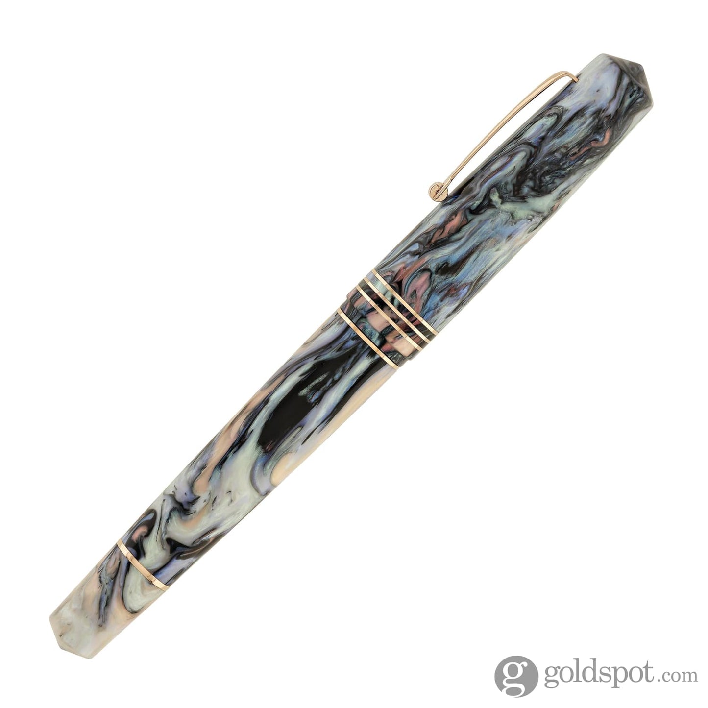 Leonardo Momento Zero Grande 2.0 Fountain Pen in Dalia Eveline with Rose Gold Trim Fountain Pen