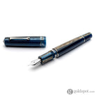 Leonardo Momento Zero Grande 2.0 Fountain Pen in Dark Hawaii Stainless Steel / Broad Fountain Pen