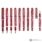 Leonardo Momento Zero Grande 2.0 Fountain Pen in Sakura with Rose Gold Trim Fountain Pen