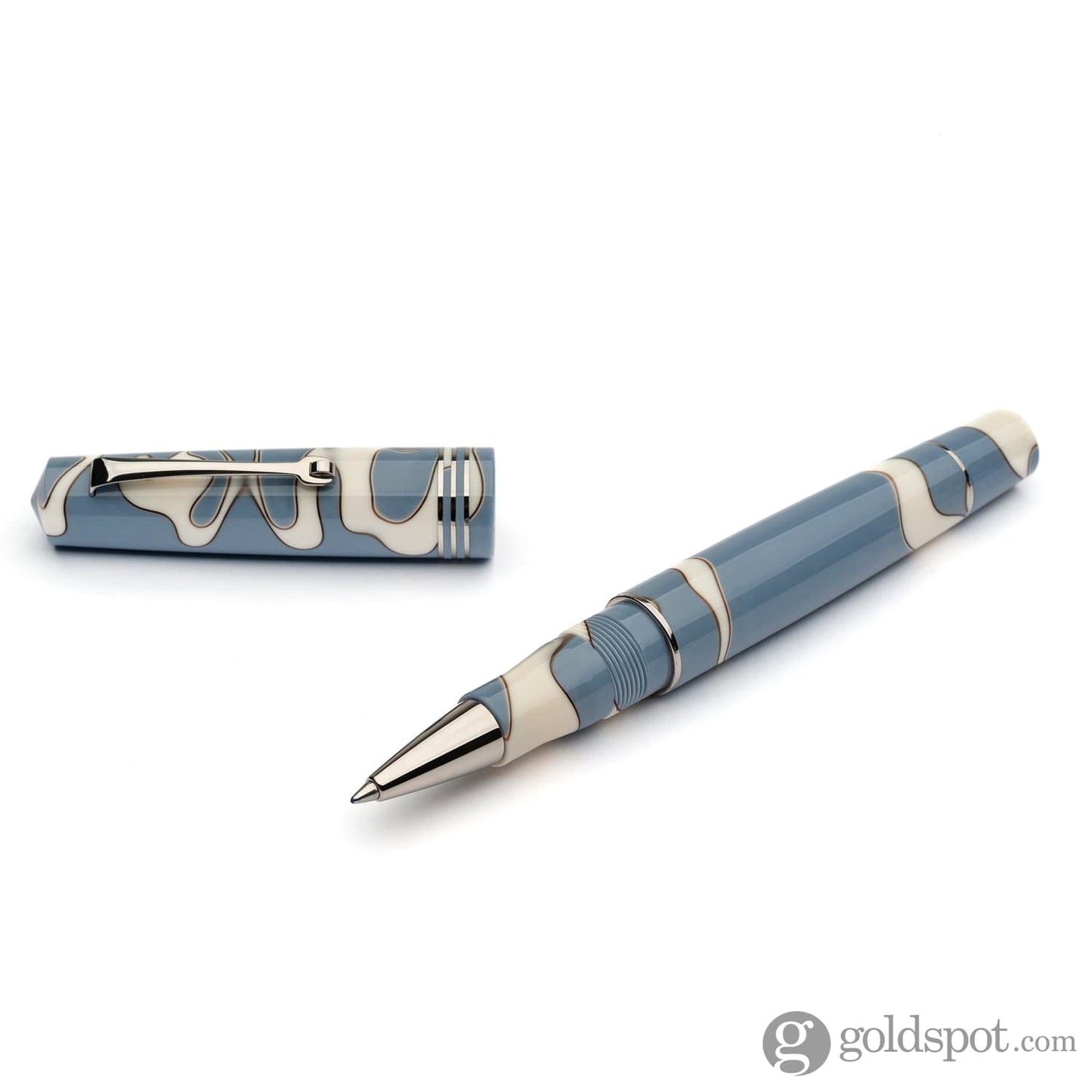 Leonardo Momento Zero Rollerball Pen in Nuvola Silver Rollerball Pen