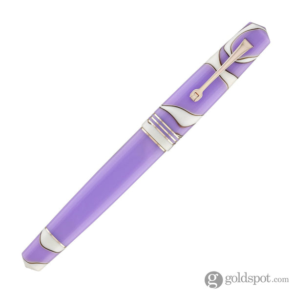 Leonardo Momento Zero Rollerball Pen in Nuvola Lilac with Rose Gold Rollerball Pen