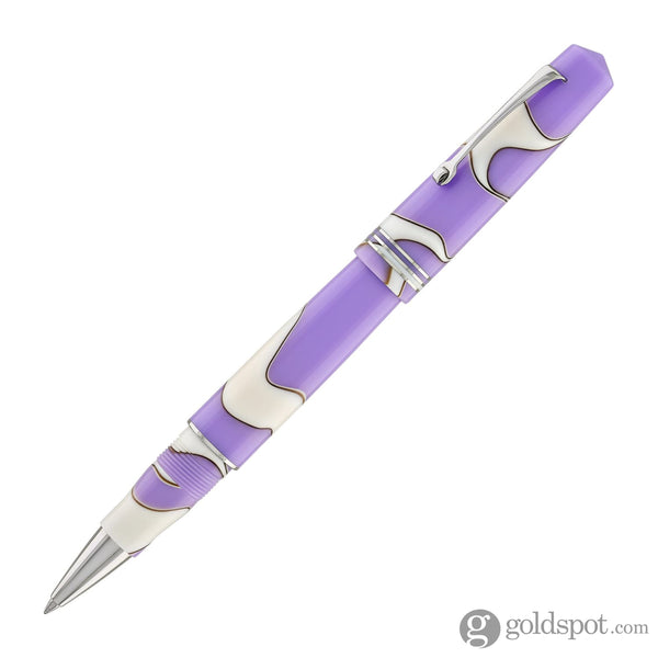 Leonardo Momento Zero Rollerball Pen in Nuvola Lilac with Silver trim Rollerball Pen