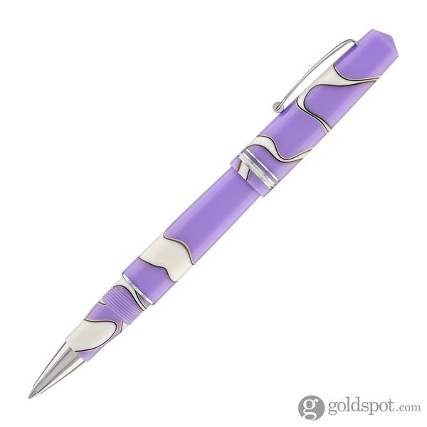 Leonardo Momento Zero Rollerball Pen in Nuvola Lilac with Silver trim Rollerball Pen