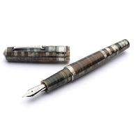Leonardo Mosaico Fountain Pen in Chiaroscuro with Stainless Steel Nib