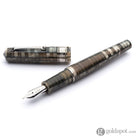 Leonardo Mosaico Fountain Pen in Chiaroscuro Stainless Steel Nib Fine / Silver Fountain Pen