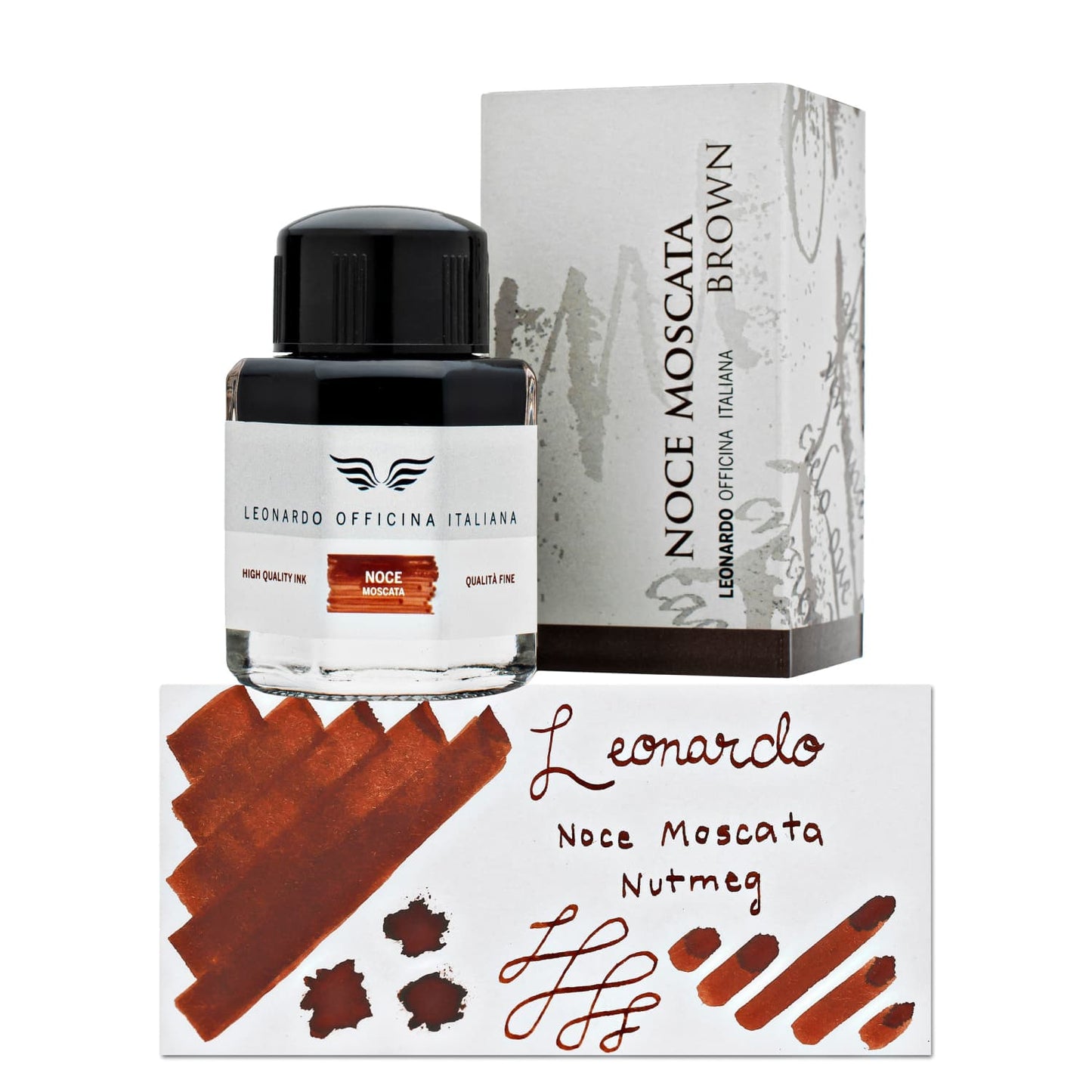 Leonardo Officina Bottled Ink in Noce Moscata Nutmeg - 40 mL Bottled Ink