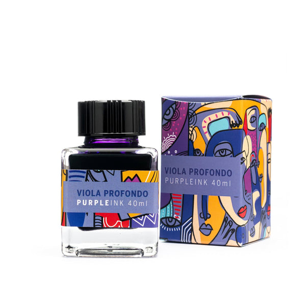 Leonardo Officina Bottled Ink in Purple - 40 mL Bottled Ink