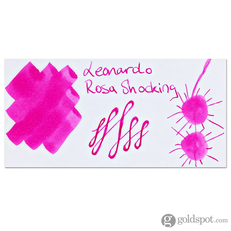 Leonardo Officina Bottled Ink in Rosa Shocking Pink - 40 mL Bottled Ink