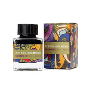Leonardo Officina Shimmer Bottled Ink in Petrol Diamond - 40 mL