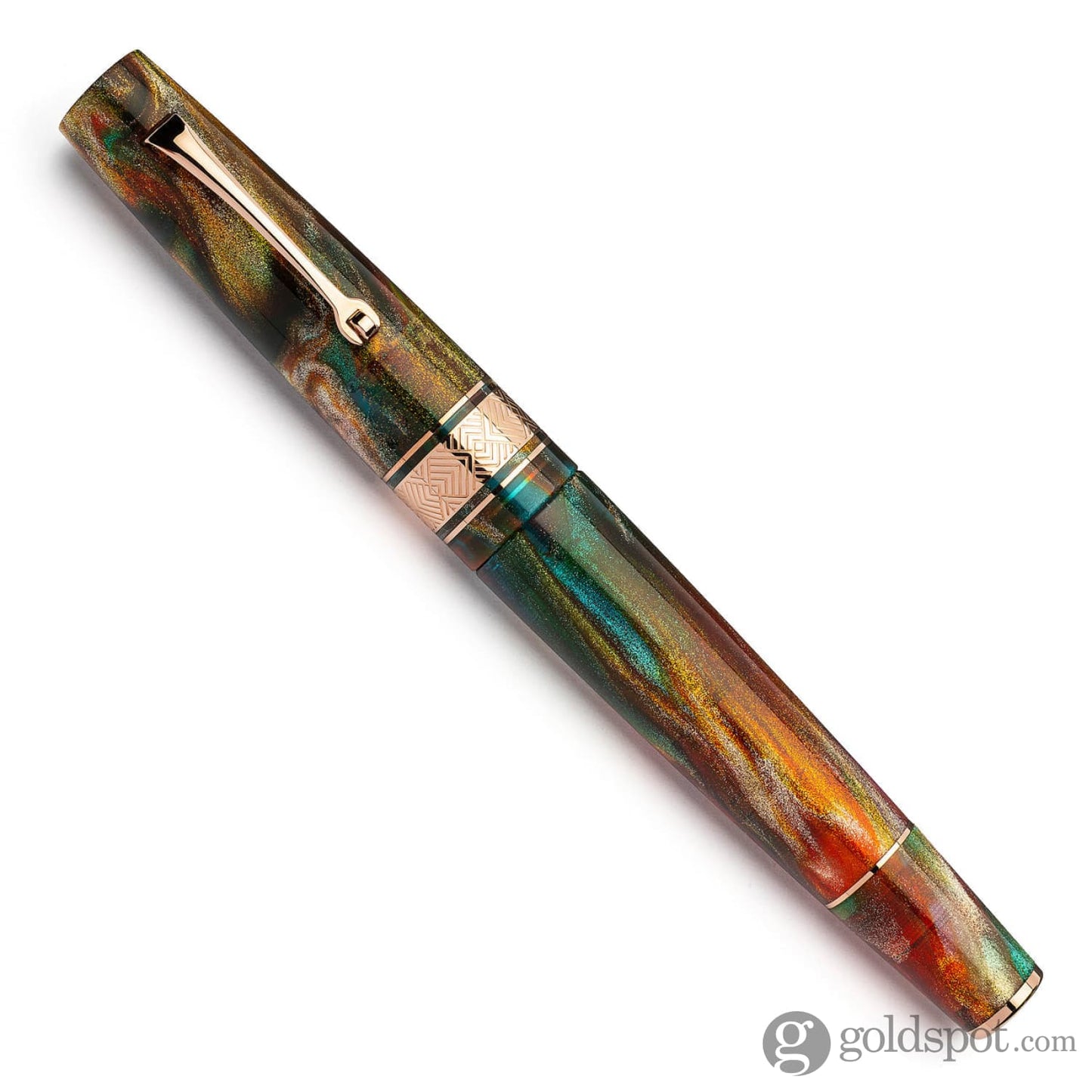 Leonardo Supernova Fountain Pen in Brooks PM5 No. 8 Size 14kt Gold Fountain Pen