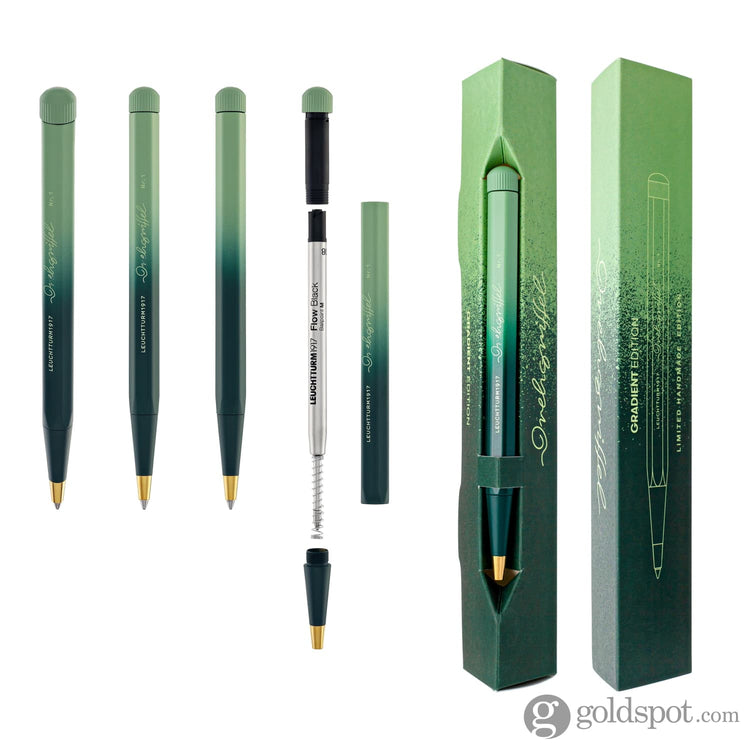 Leuchtturm 1917 Drehgriffel Nr. 1 Gradient Ballpoint Pen in Forest Green/ Sage Ballpoint Pens