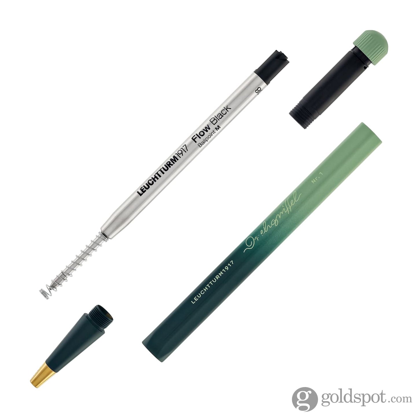 Leuchtturm 1917 Drehgriffel Nr. 1 Gradient Ballpoint Pen in Forest Green/ Sage Ballpoint Pens