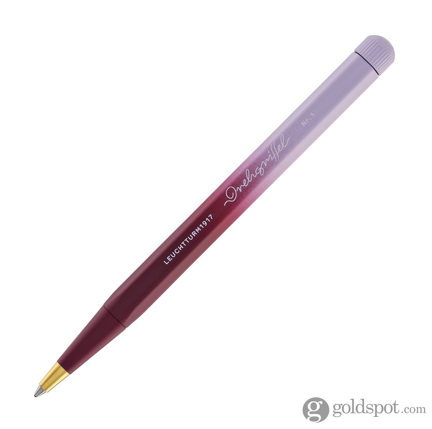 Leuchtturm 1917 Drehgriffel Nr. 1 Gradient Ballpoint Pen in Port Red/ Lilac Ballpoint Pens