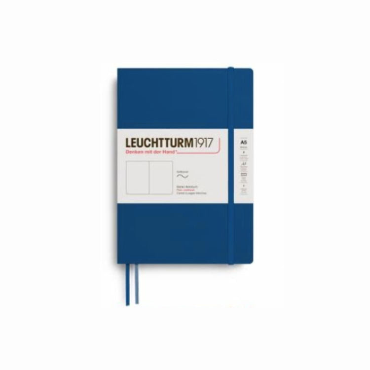 Leuchtturm 1917 ’Grow Your Mind’ Collection Medium Hardcover Notebook in Indigo - A5 Notebooks Journals