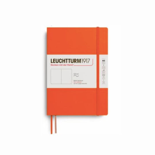 Leuchtturm 1917 "Grow Your Mind" Collection Medium Hardcover Notebook in Pumpkin - A5